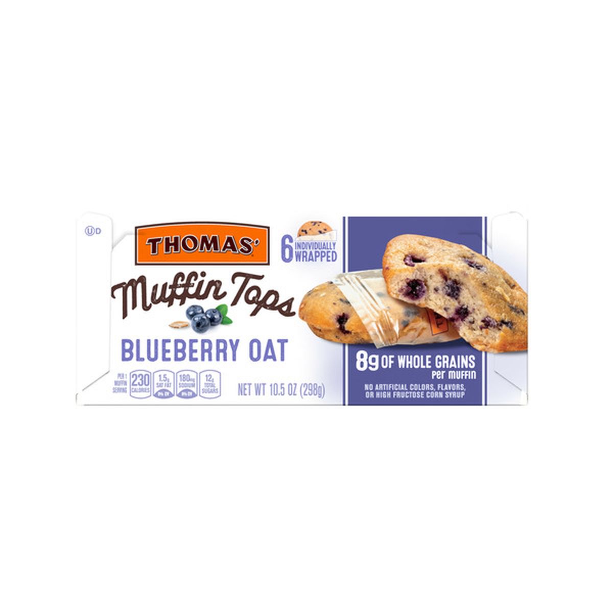 Thomas' Blueberry Oat Muffin Tops (10.5 oz) Delivery or Pickup Near Me -  Instacart