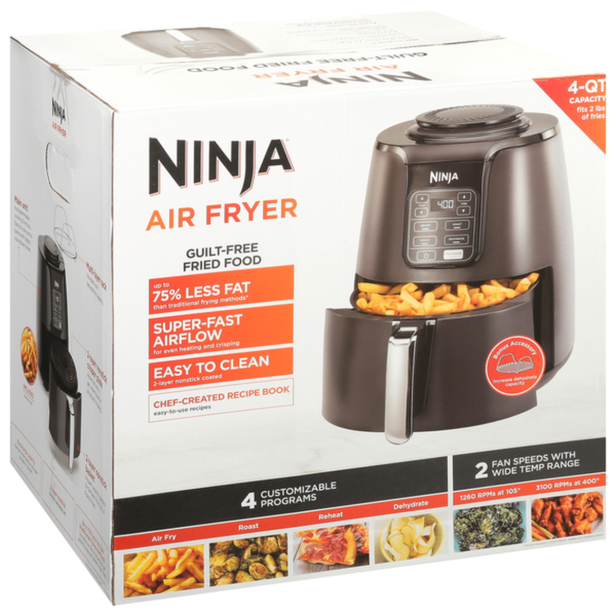 Ninja 4-qt Air Fryer with Removable Multi-Layer retailer Rack