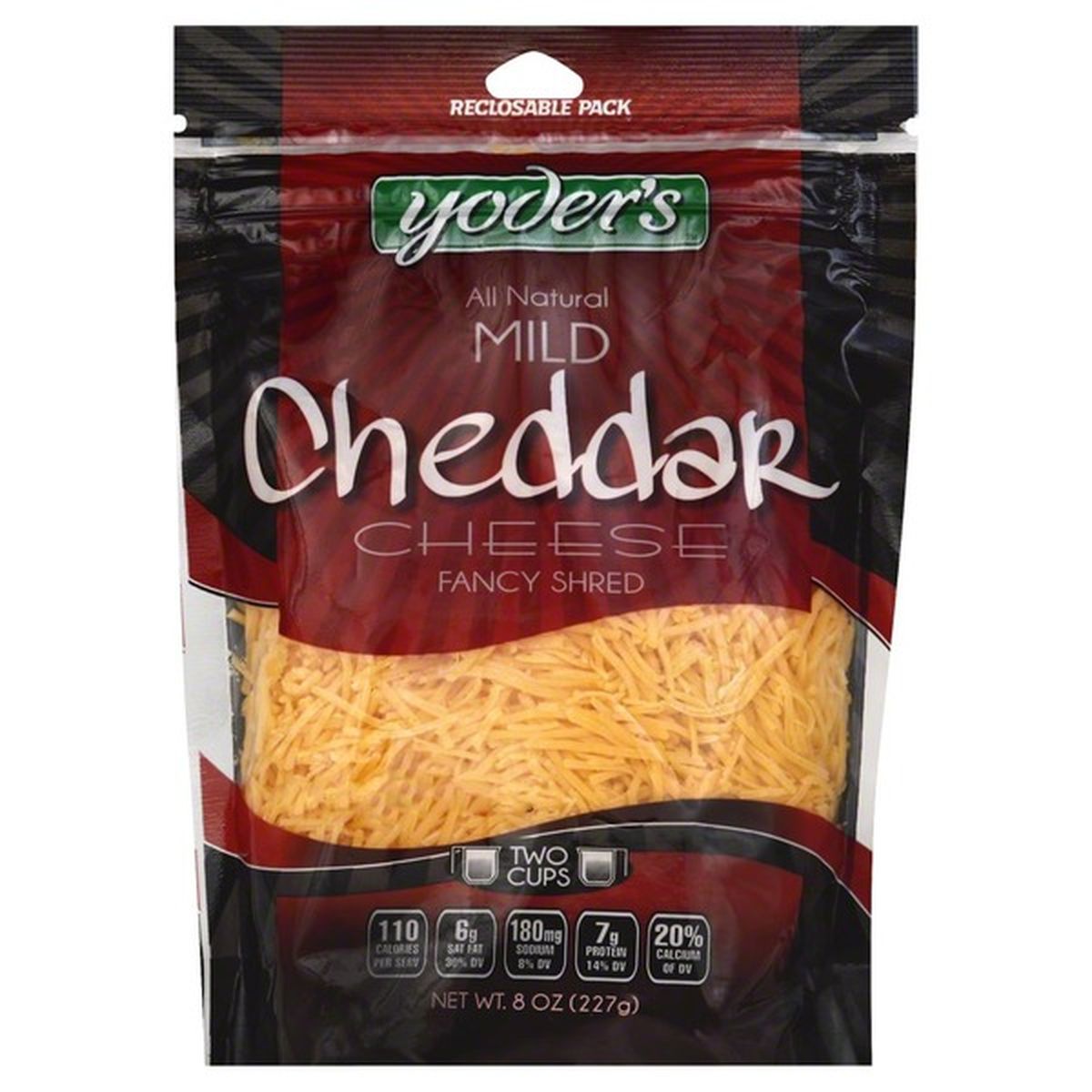 Yoders Cheese Fancy Shred Mild Cheddar 8 Oz Delivery Or Pickup Near