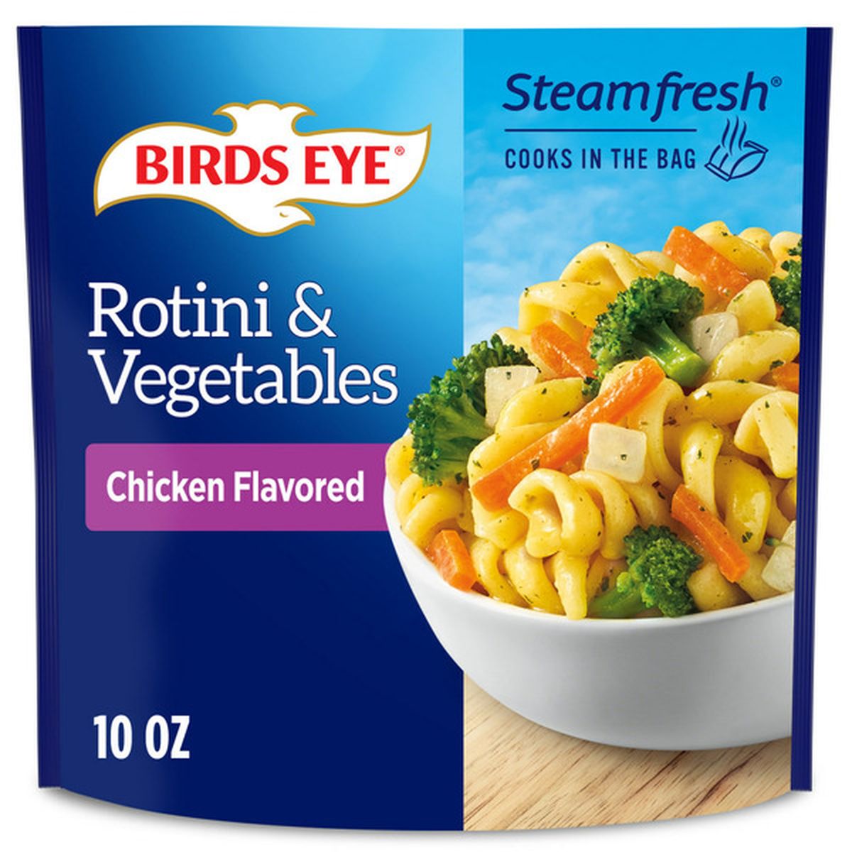 Birds Eye Steamfresh Chicken Flavored Rotini Vegetables 10 Oz