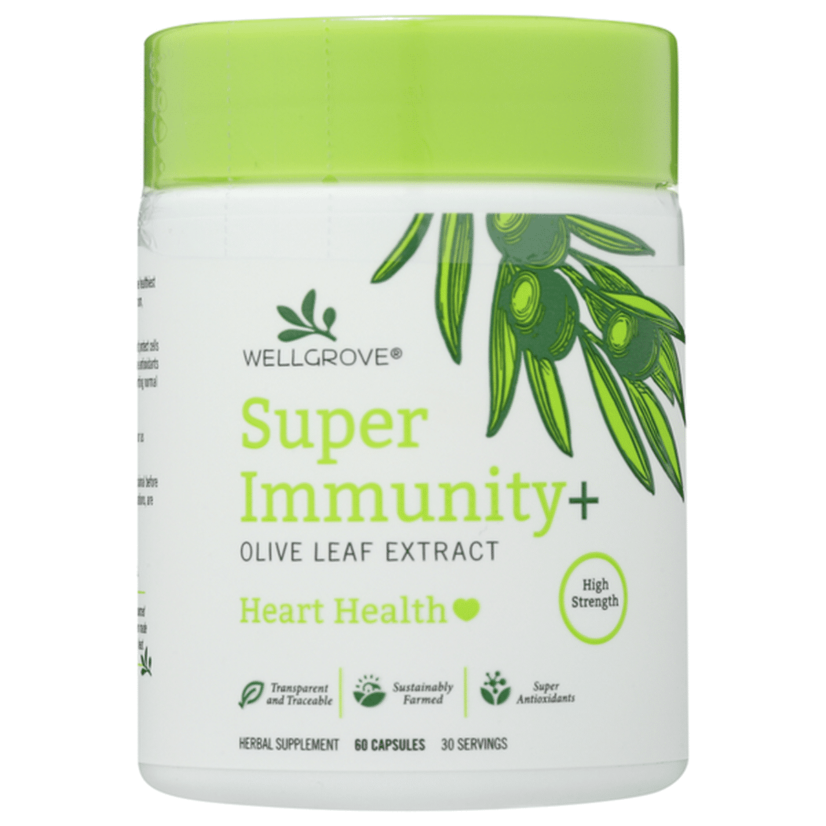 Wellgrove Super Immunity Heart Health Olive Leaf Extract Caps 60