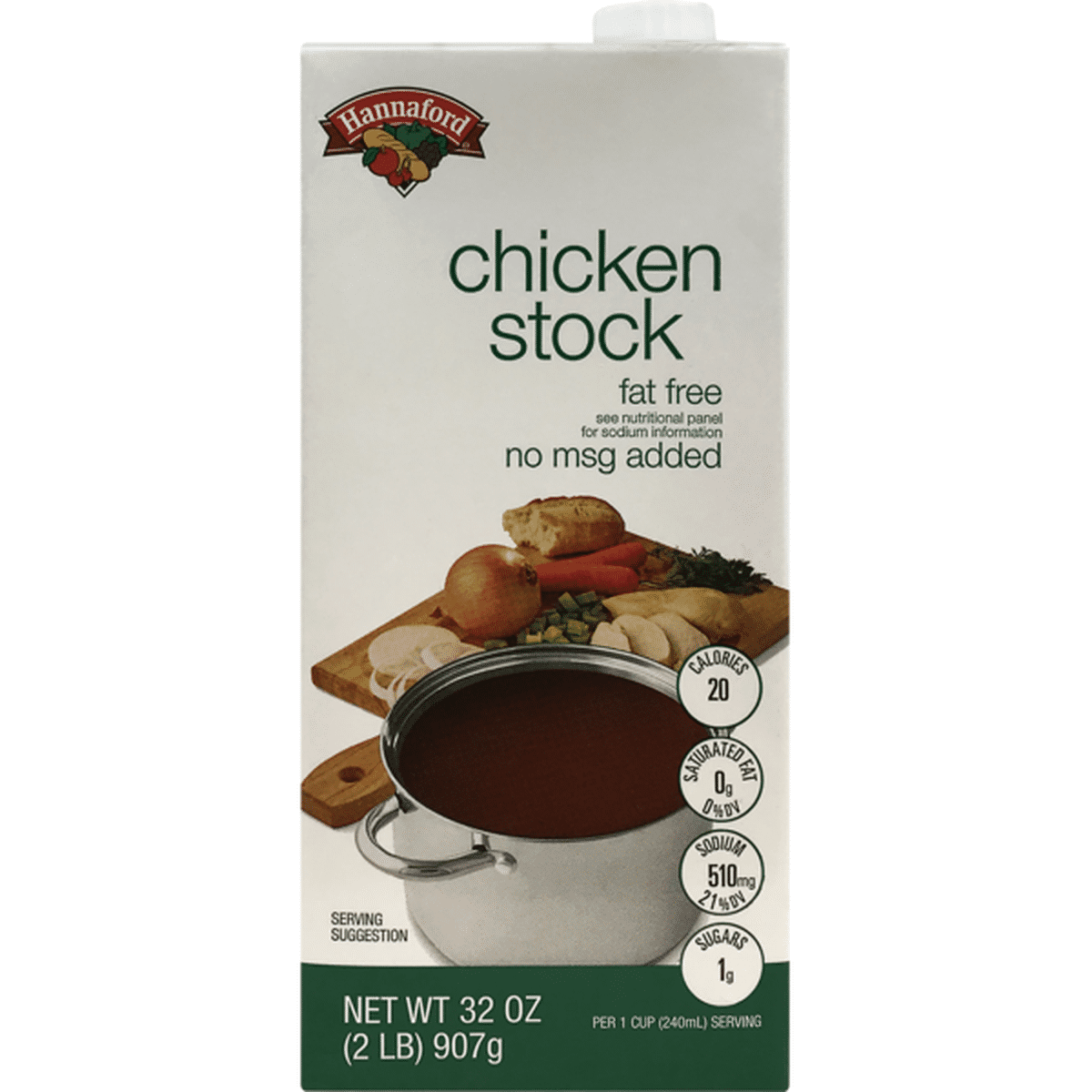 Hannaford Chicken Stock Fat Free (32 oz) Delivery or Pickup Near Me ...