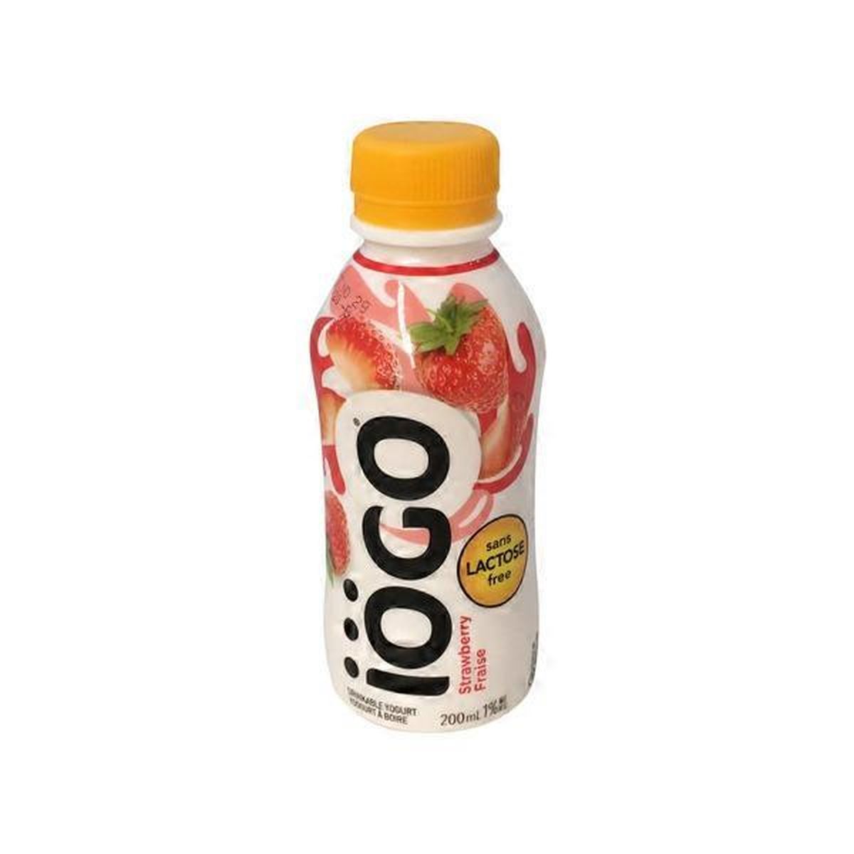 Iogo Nomad Low Fat Strawberry Drinkable Yogurt 200 Ml Delivery Or