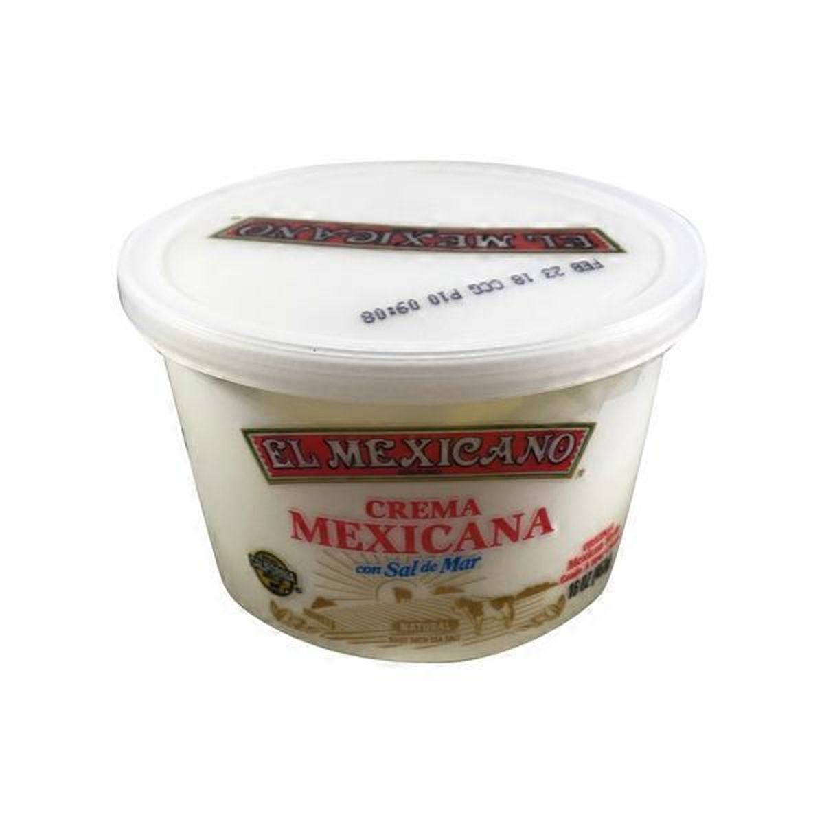 El Mexicano Crema Mexicana Sour Cream Tub 16 Oz Delivery Or Pickup Near Me Instacart 