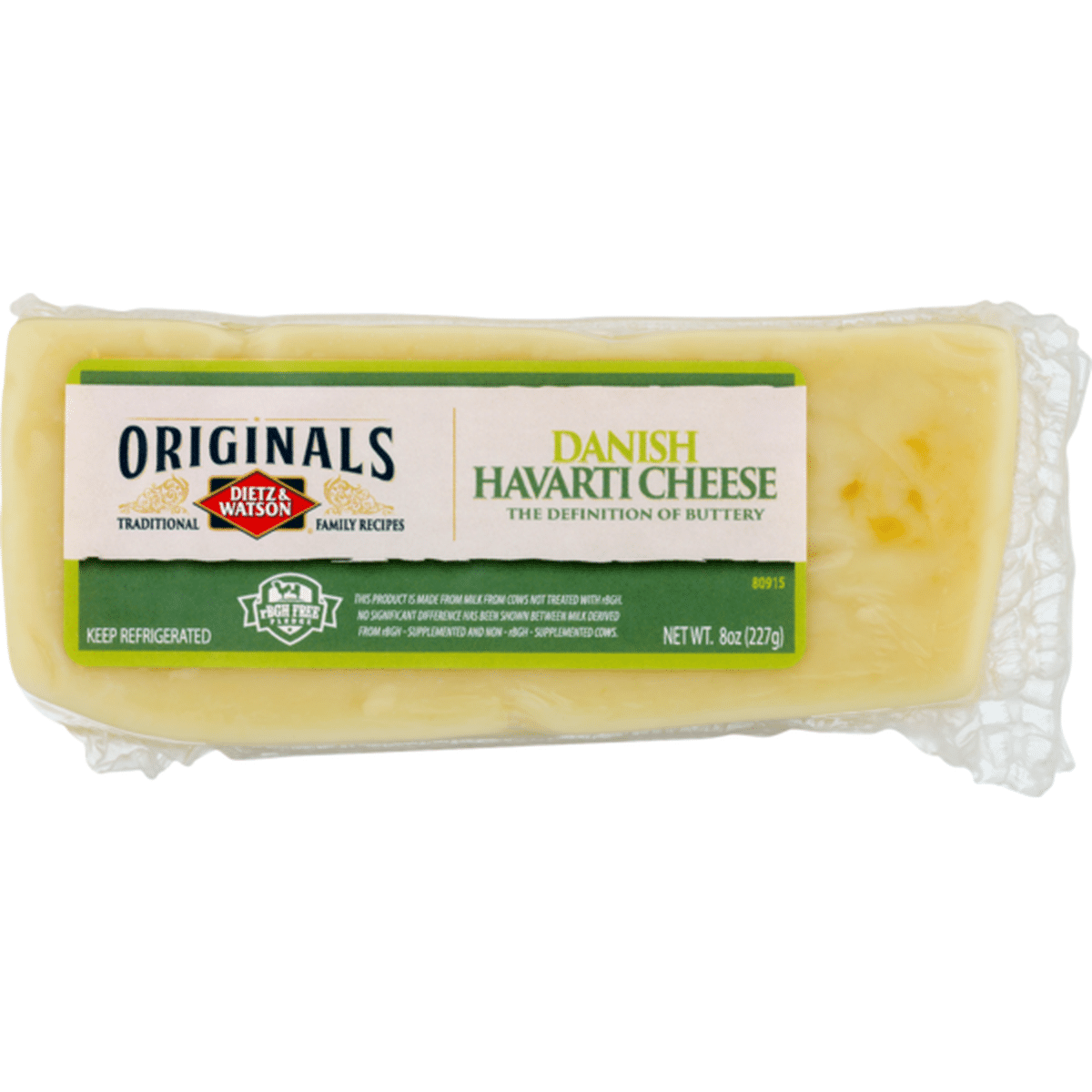 Dietz & Watson Originals Danish Havarti Cheese (8 oz) Delivery or ...