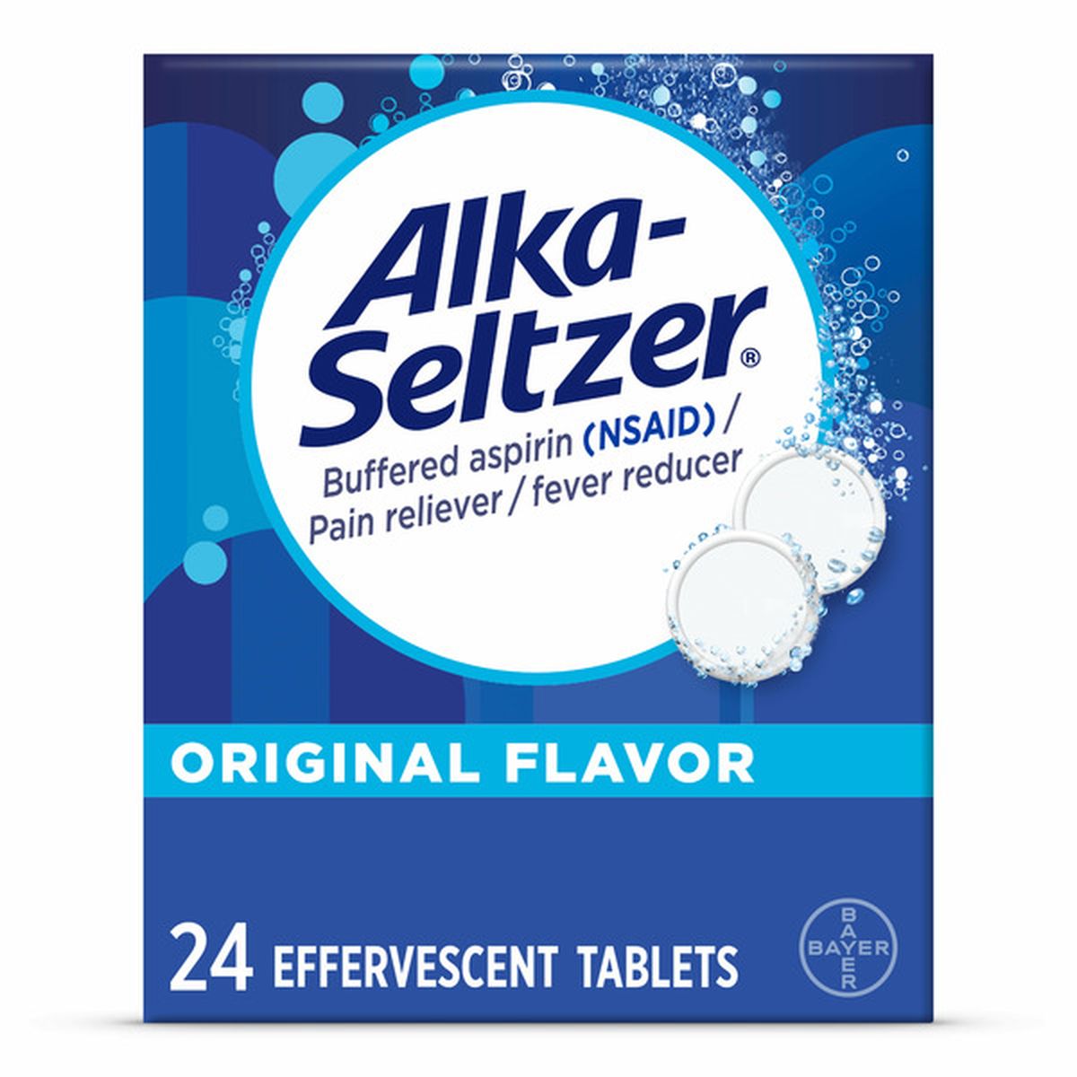 Alka-seltzer Buffered Aspirin (nsaid) Pain Reliever/fever Reducer