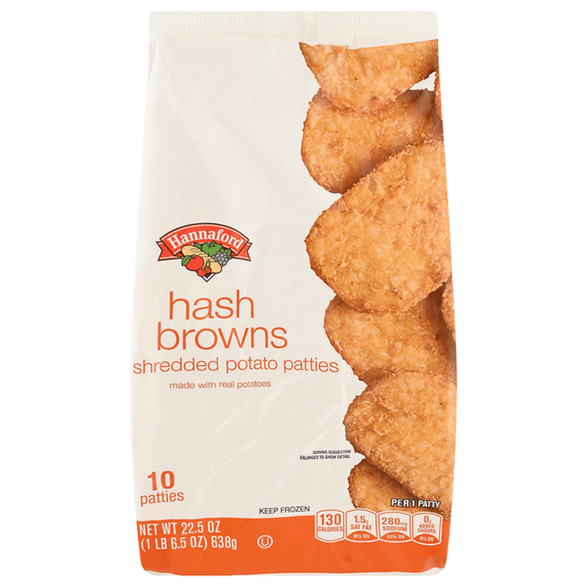 Hannaford Potato Patties Hash Browns Shredded 10 Ct Delivery Or Pickup Near Me Instacart 7001