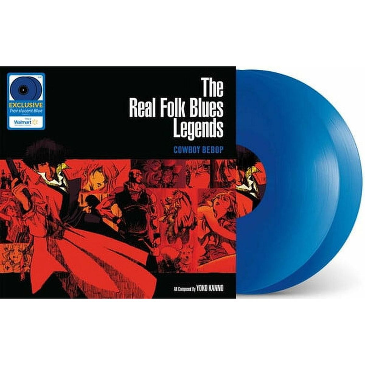 The Seatbelts The Real Folk Blues Cowboy Bebop: The Real Folk Blues Legends (Blue Vinyl) - Seatbelts (1