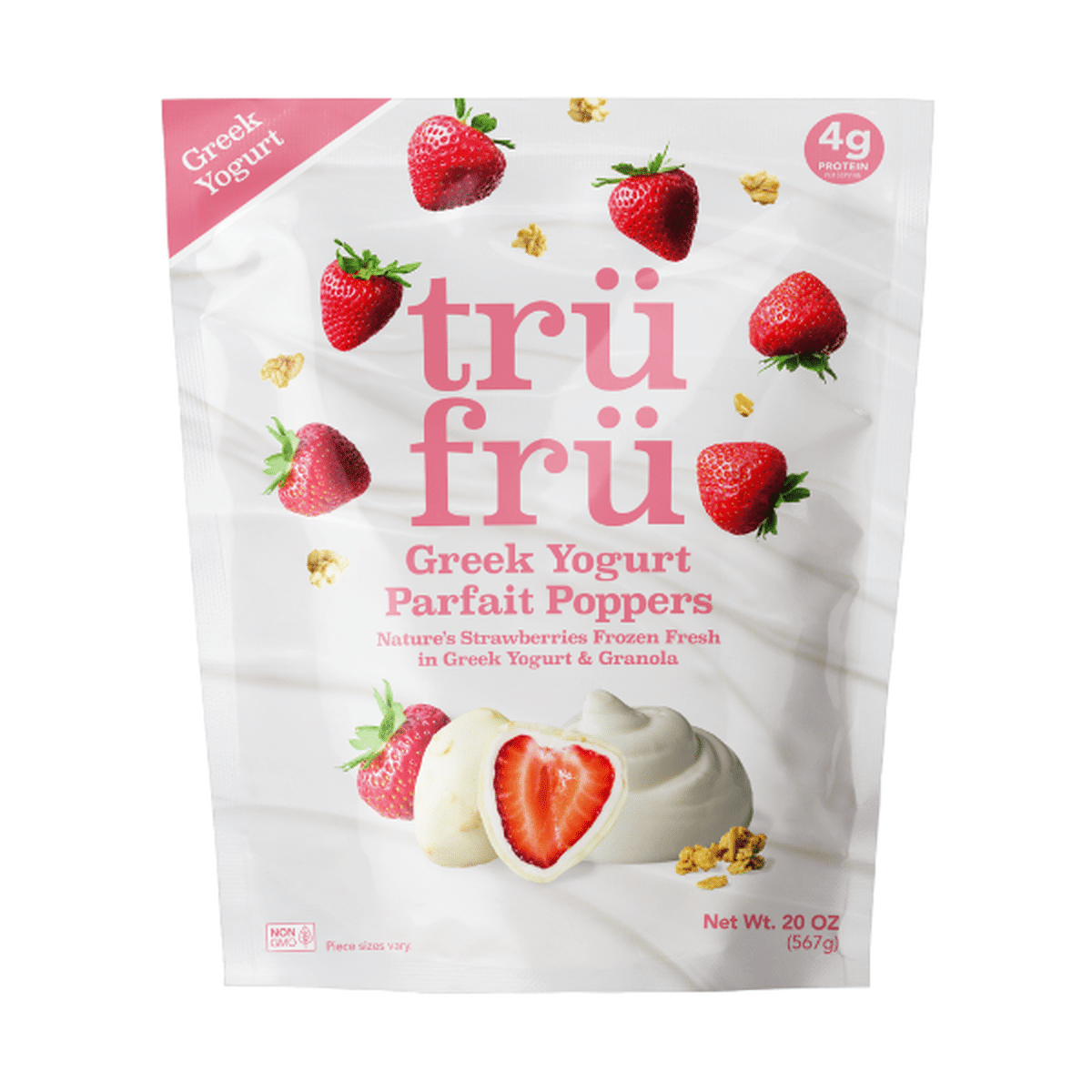 Tru Fru Nature S Strawberries Hyper Chilled In Greek Yogurt And Granola 20 Oz Delivery Or Pickup