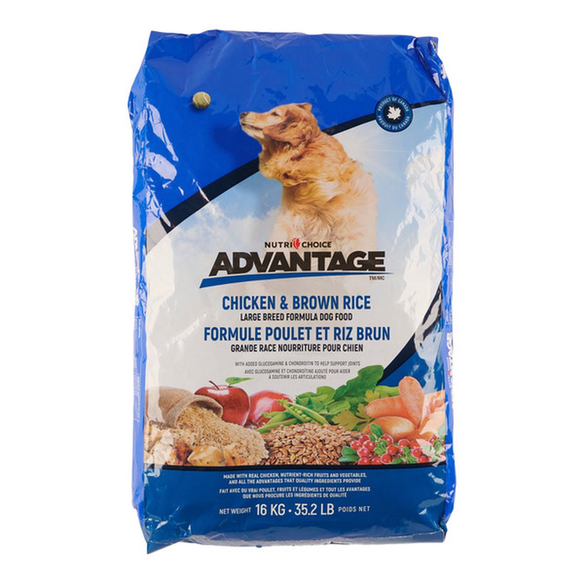 Nutri Choice Advantage Large Breed Chicken Brown Rice Dry Dog