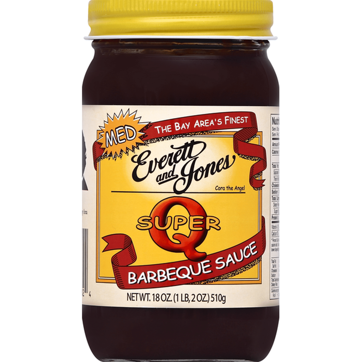 Everett and Jones Barbeque Sauce, Super Q, Med (18 oz) Delivery or 