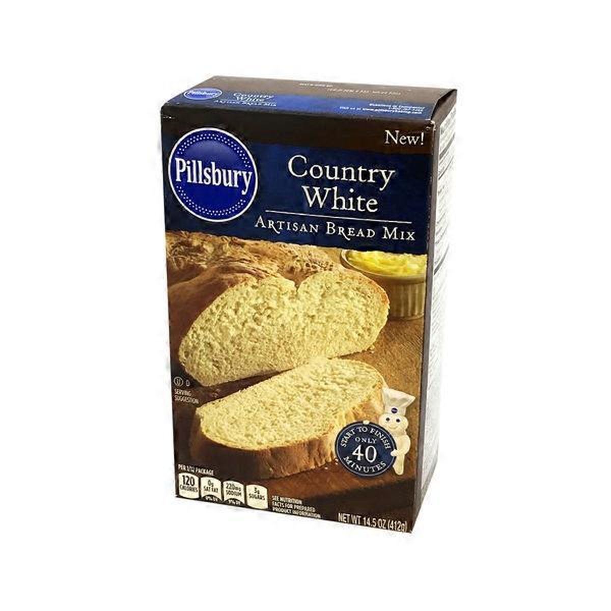 Pillsbury Country White Artisan Bread Mix 145 Oz Delivery Or Pickup Near Me Instacart 5290