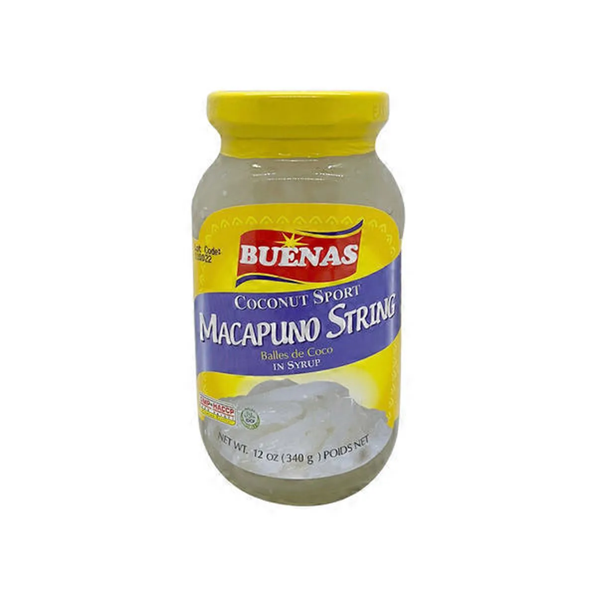 Buenas Buenas Coconut Sport Macapuno String in Syrup 340 g (12 oz ...