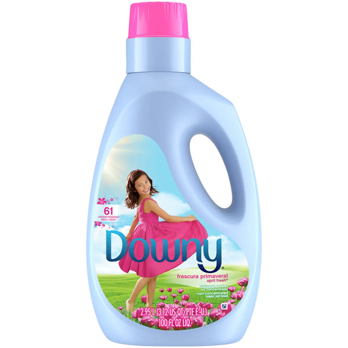 Downy April Fresh, Non-Concentrated Liquid Fabric Softener (100 oz ...