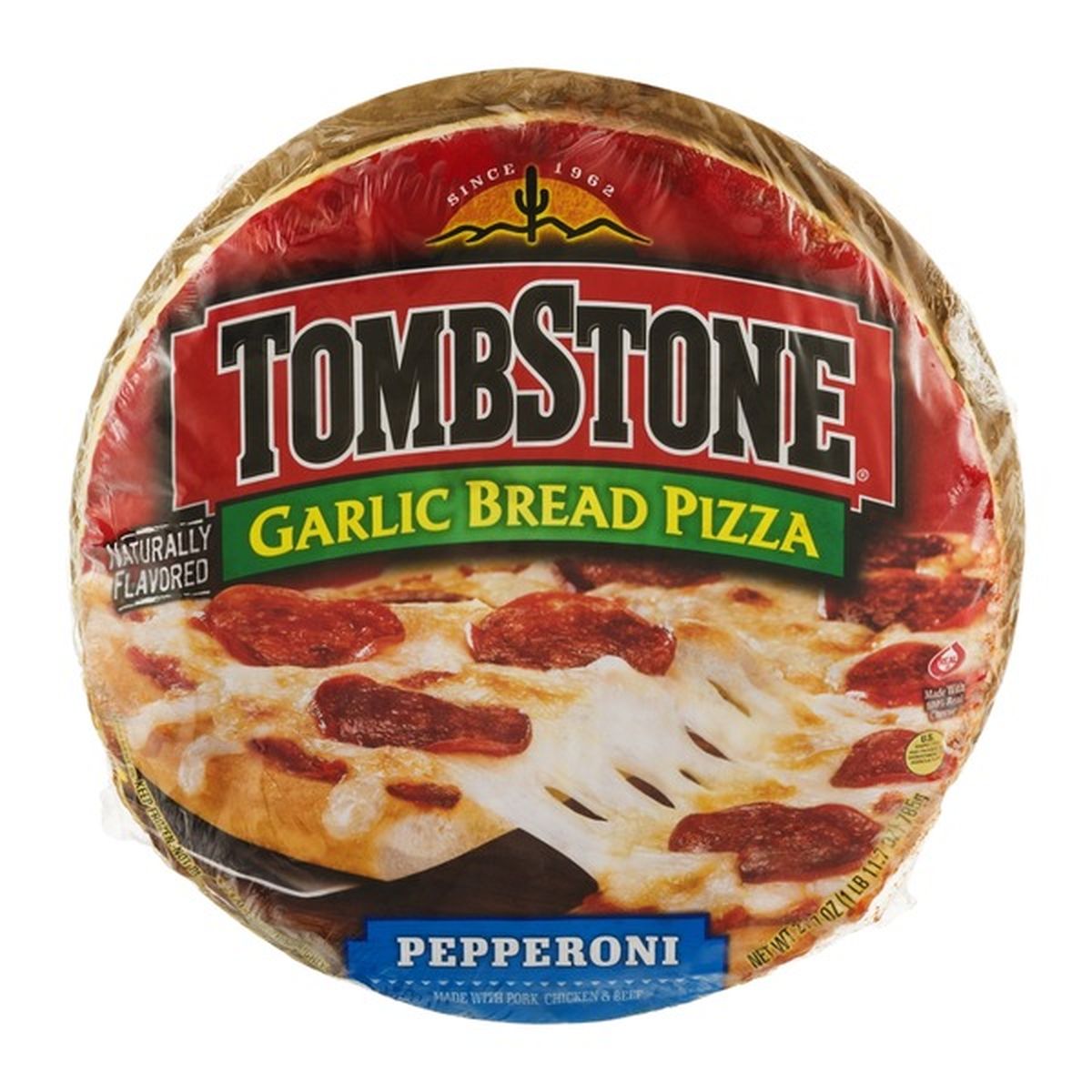 Tombstone Garlic Bread Pizza Pepperoni (27.7 oz) Delivery or Pickup ...