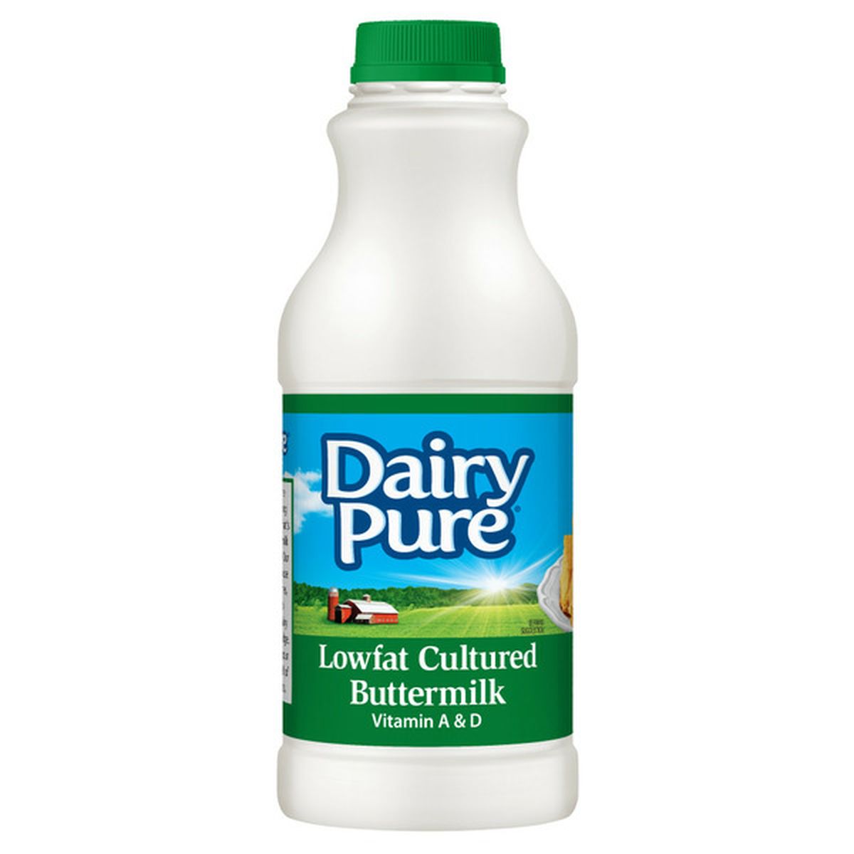 DairyPure Buttermilk 1% Lowfat Cultured Quart Plastic Bottle (32 oz ...