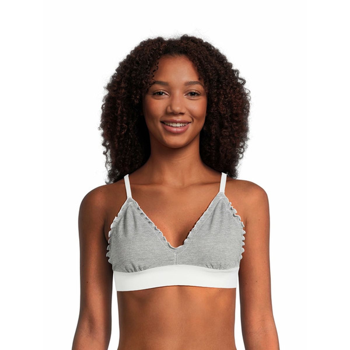 No Boundaries Womens Lettuce Edge Triangle Bralette S 3xl 1 Each Delivery Or Pickup Near Me 7908