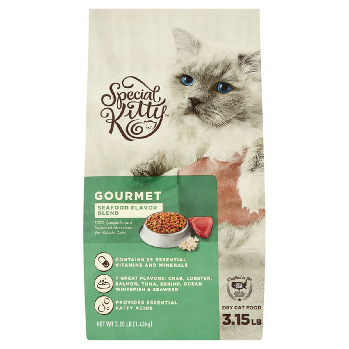 Special Kitty Seafood Flavor Blend Gourmet 100 Complete And