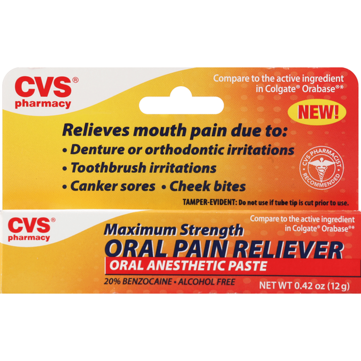 CVS Pharmacy Oral Pain Reliever, Maximum Strength (0.42 Oz) Delivery Or ...