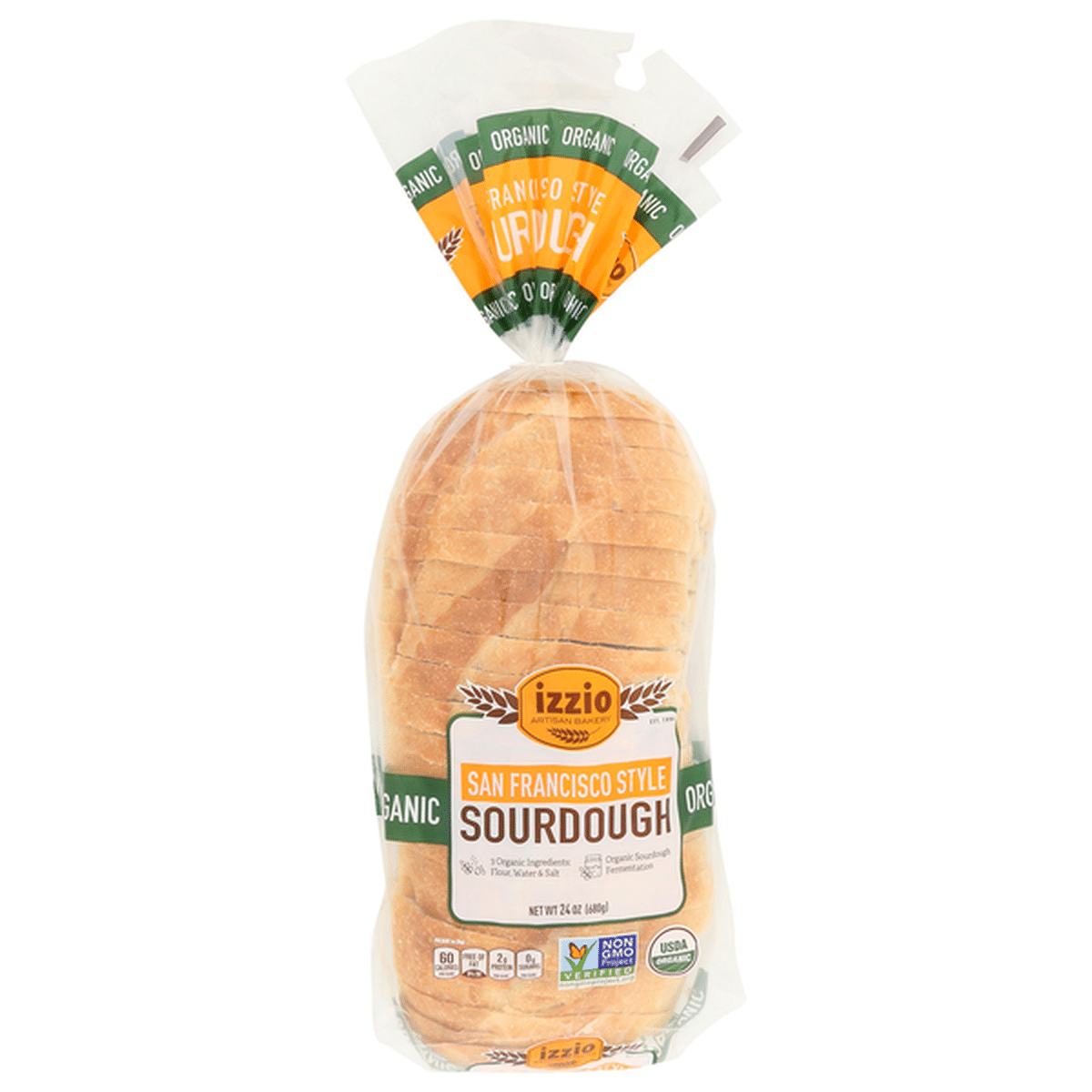 Izzio Artisan Bakery Sourdough Organic (24 Oz) Delivery Or Pickup Near ...