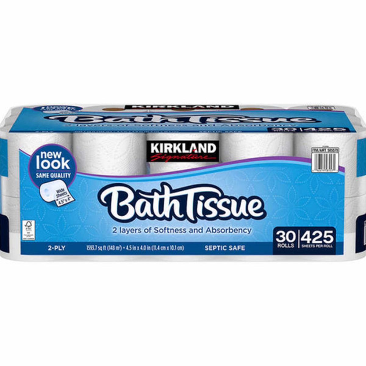 Kirkland Signature 2 Ply Toilet Paper 30 Rolls 425 Sheets 30 Ct   Large D3a4b60e 0e01 4f9c 833c 30a86f504824 