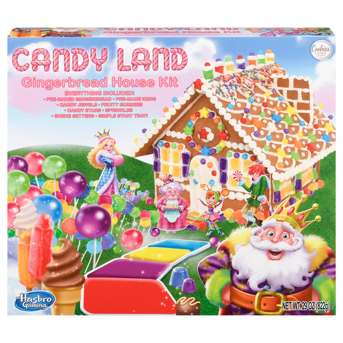 Cookies United Gingerbread House Kit, Candy Land (29 oz) Delivery or