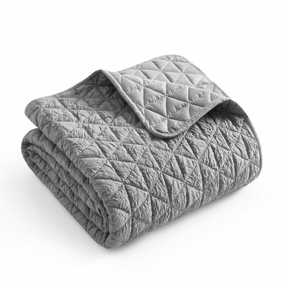 Levtex Home Rowan Quilted Throw - Grey (1 each) Delivery or Pickup Near ...