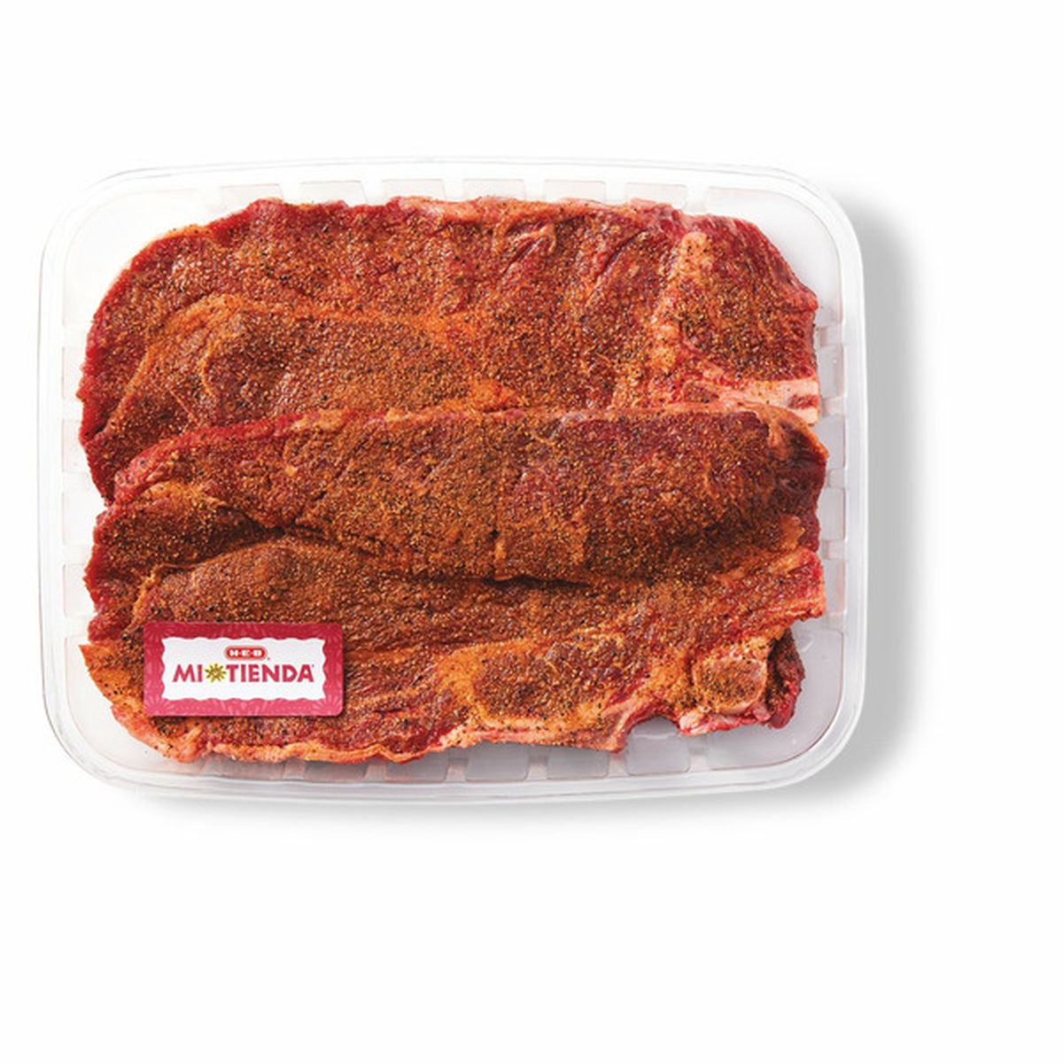 H E B Mi Tienda Seasoned Orange Pepper Bone In Beef Agujas Value Pack 1 Each Delivery Or 1379