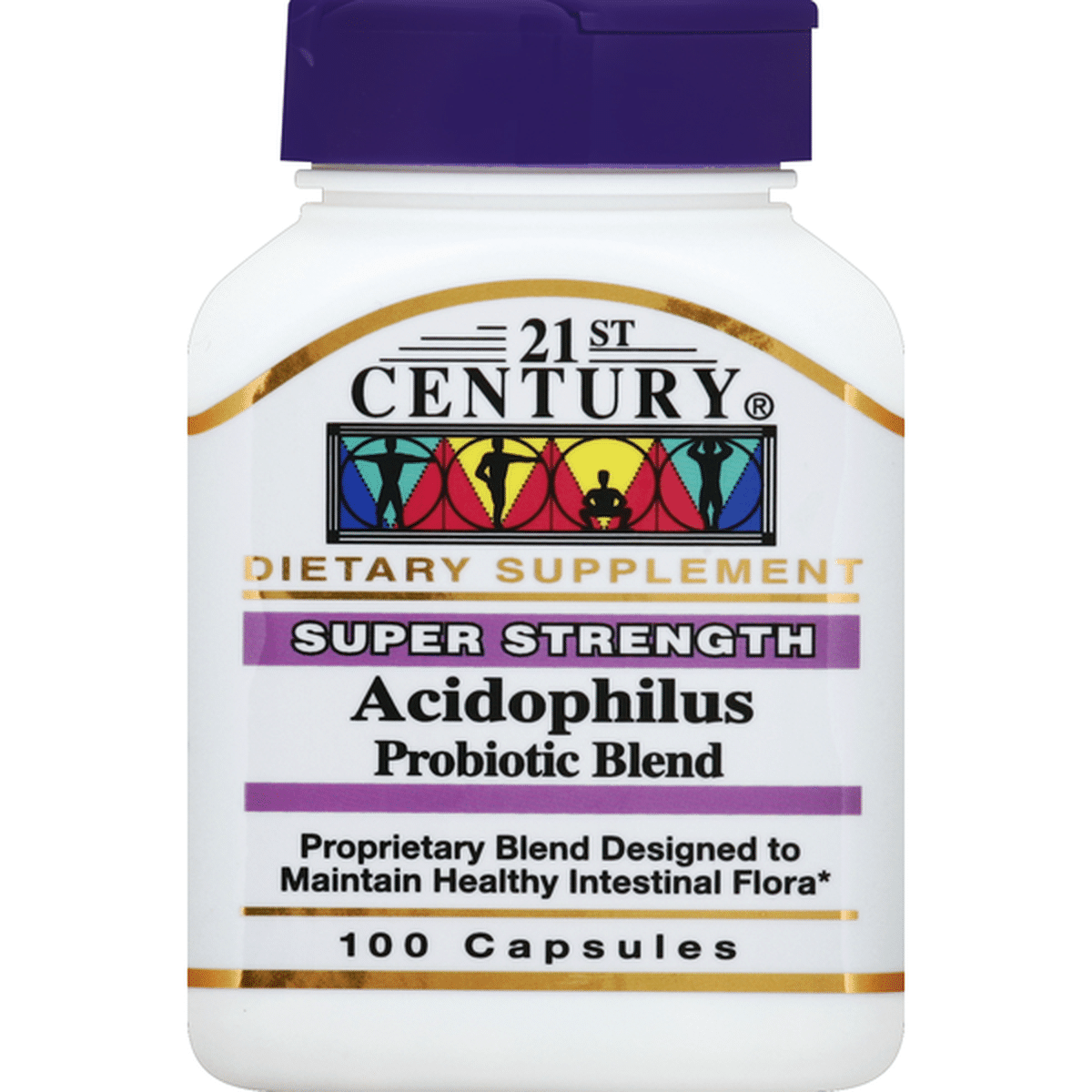 21ST Century Probiotic Blend, Acidophilus, Super Strength, Capsules ...