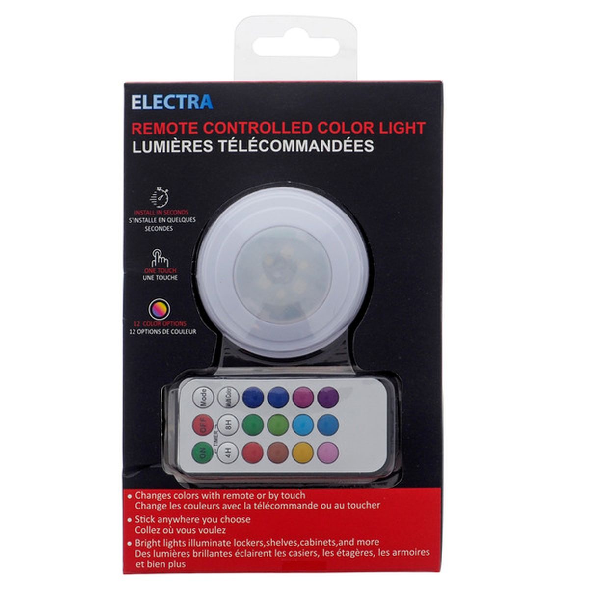 Electra Led Color Changing Light With Control (each) Delivery or