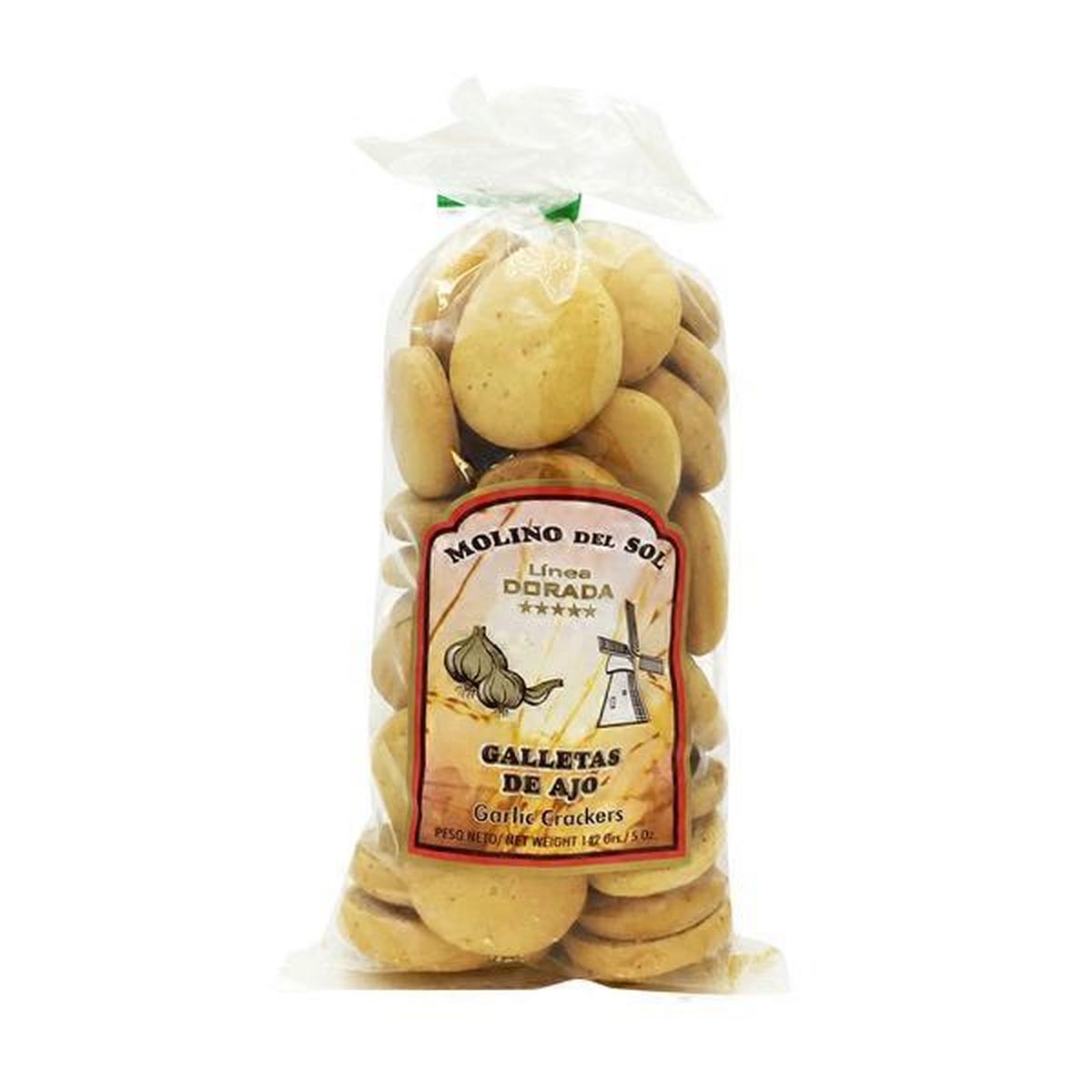 Molino del Sol Crackers, Garlic (5 oz) Delivery or Pickup Near Me ...