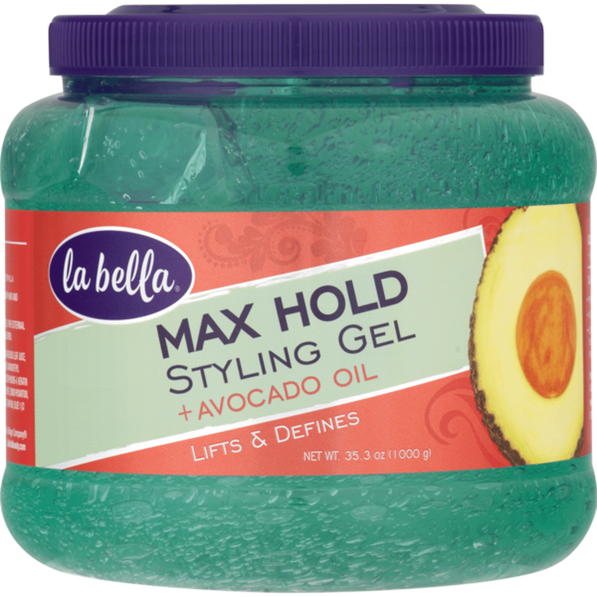 La Bella Max Hold Styling Gel + Avocado Oil (35.3 oz) Delivery or ...