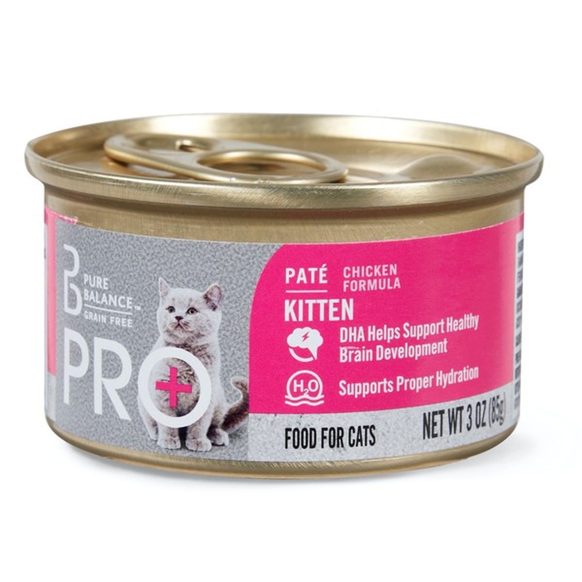 Pure Balance Grain Free Chicken Formula Pate Kitten Formula Pro