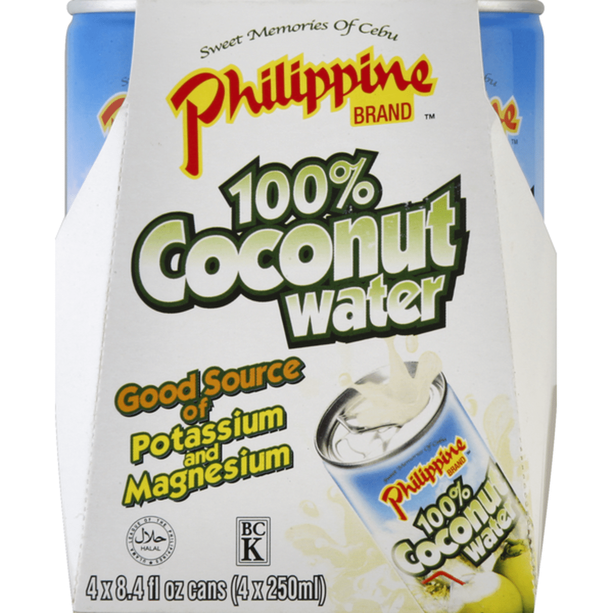 Philippine Brand 100% Coconut Water (4 each) Delivery or Pickup