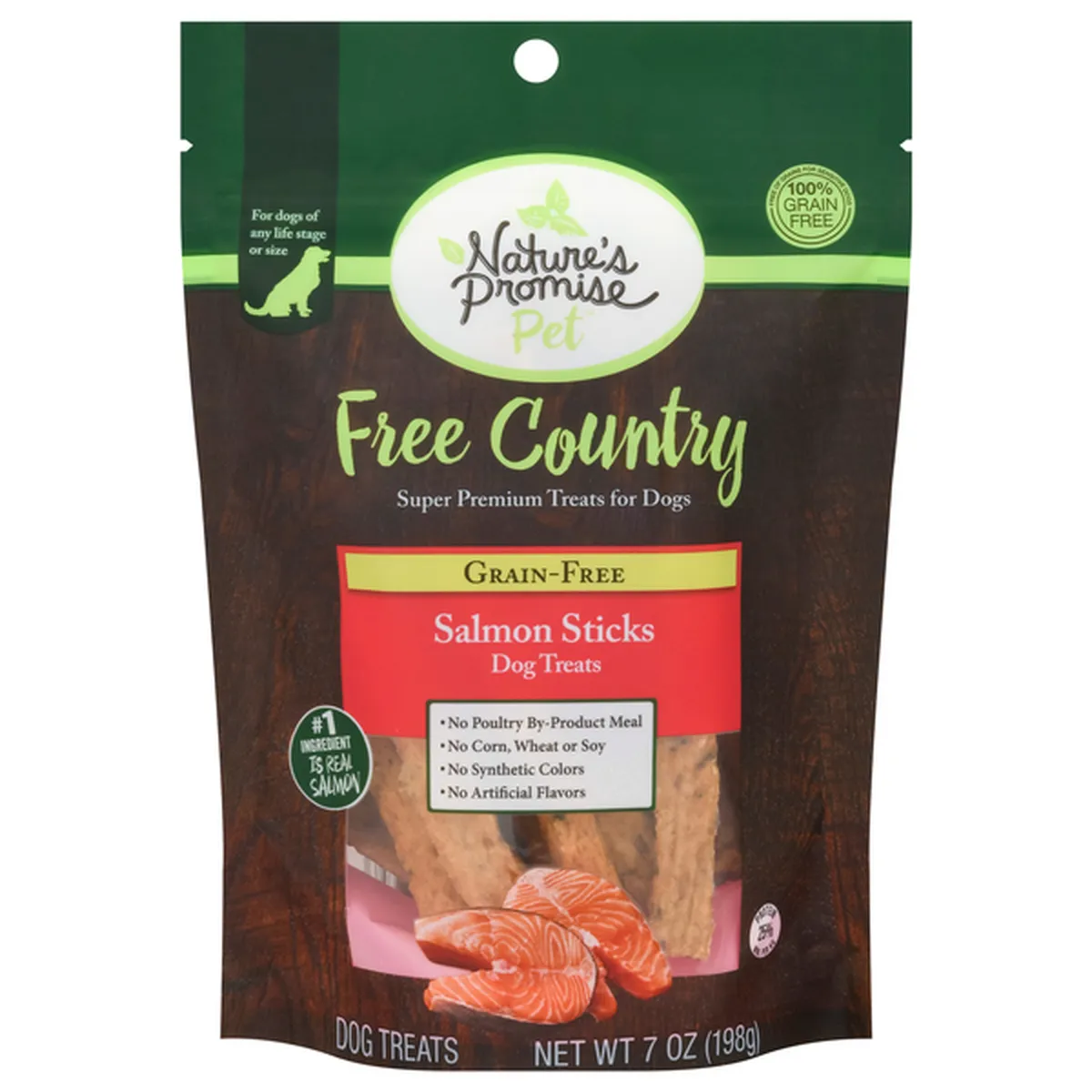 Nature s Promise Dog Treats Grain Free Salmon Sticks 7 oz