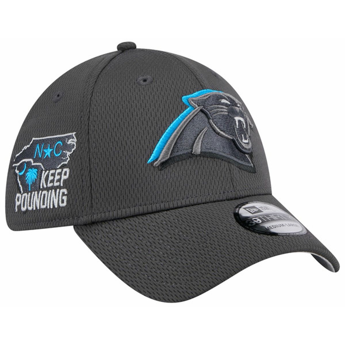 New Era Men's NFL Carolina Panthers 2024 Draft 39Thirty Stretch Fit Hat