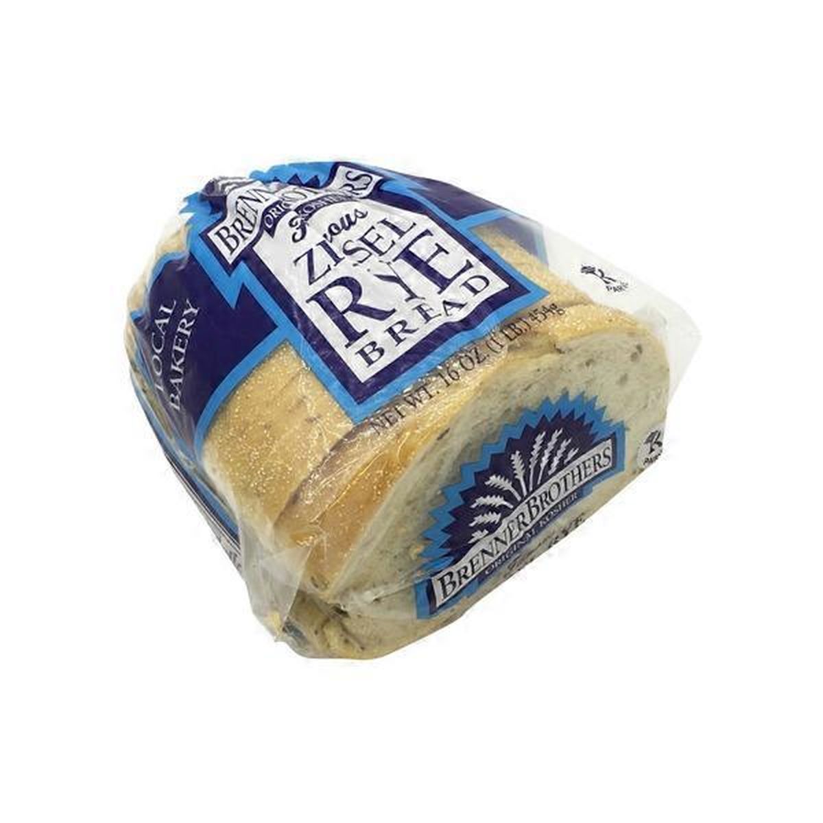 Brenner Brothers Famous Zissel Rye Bread 16 Oz Delivery Or Pickup