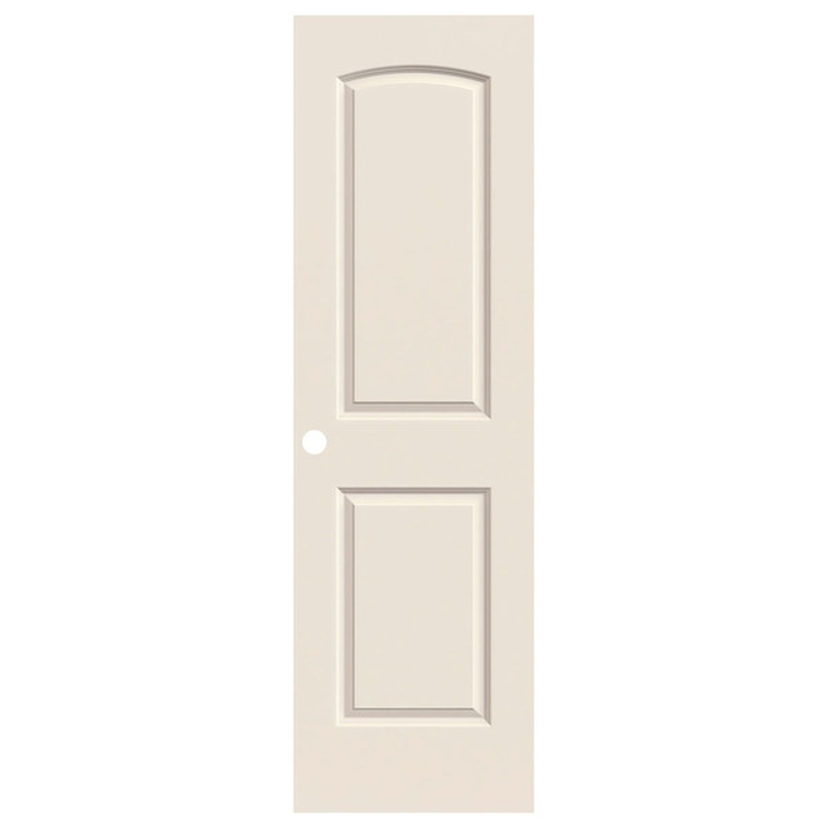 JELD-WEN Caiman 2-Panel Round Top Hollow Core Primed Molded Composite ...