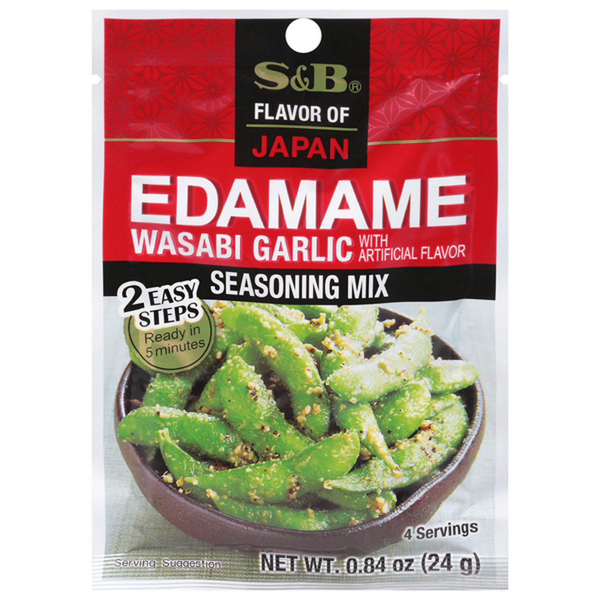 S&b Seasoning Mix, Wasabi Garlic, Edamame (0.84 Oz) Delivery Or Pickup ...