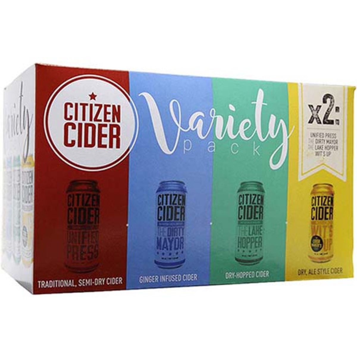 Citizen Cider Canned Cider Variety Pack (12 fl oz) Delivery or Pickup