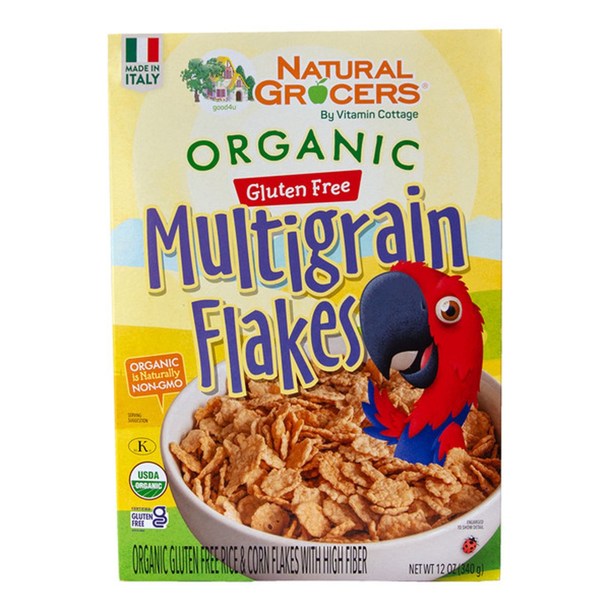 Natural Grocers Organic Gluten Free Multi Grain Cereal Flakes (1 each ...