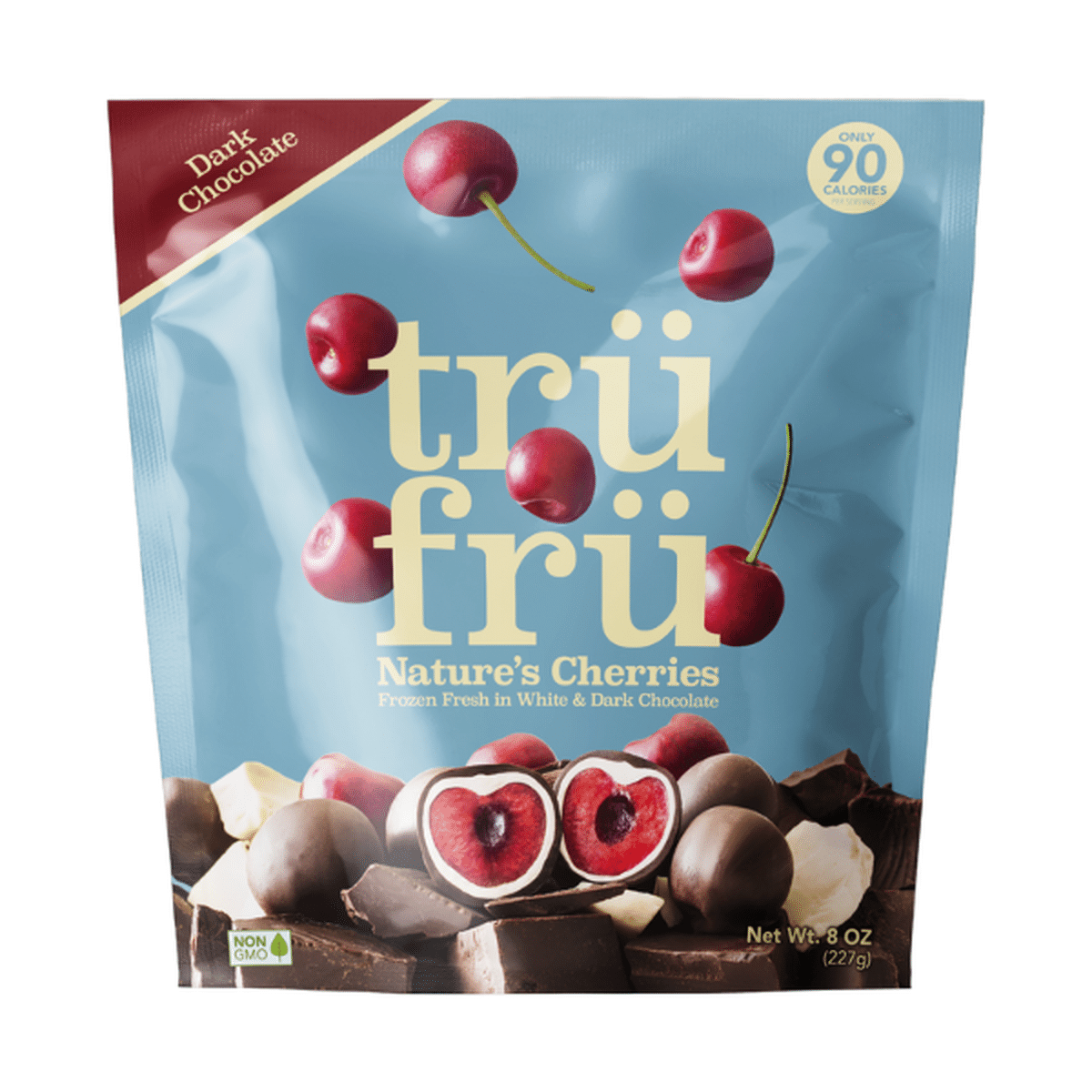 Tru Fru Nature's Cherries Hyper-Chilled in White & Dark Chocolate (8 oz ...