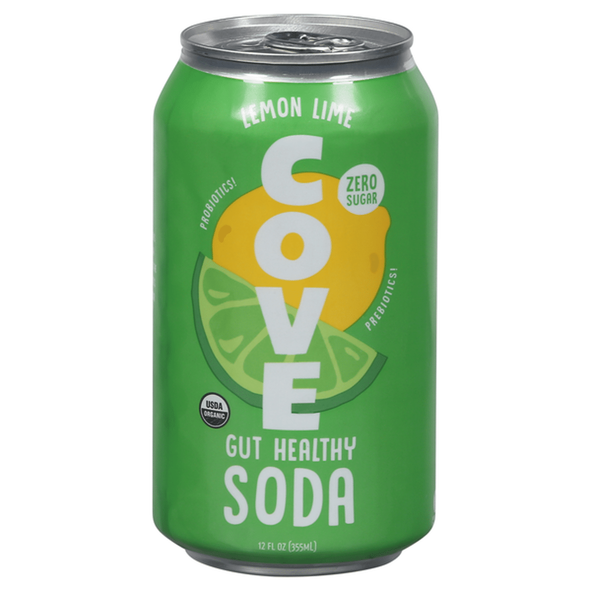 Cove Gut Healthy Soda Lemon Lime 12 Fl Oz Delivery Or Pickup Near Me Instacart