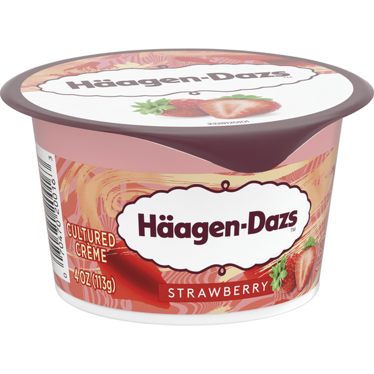 Haagen-Dazs Cultured Cream Strawberry Yogurt Style Snack (4 Oz ...