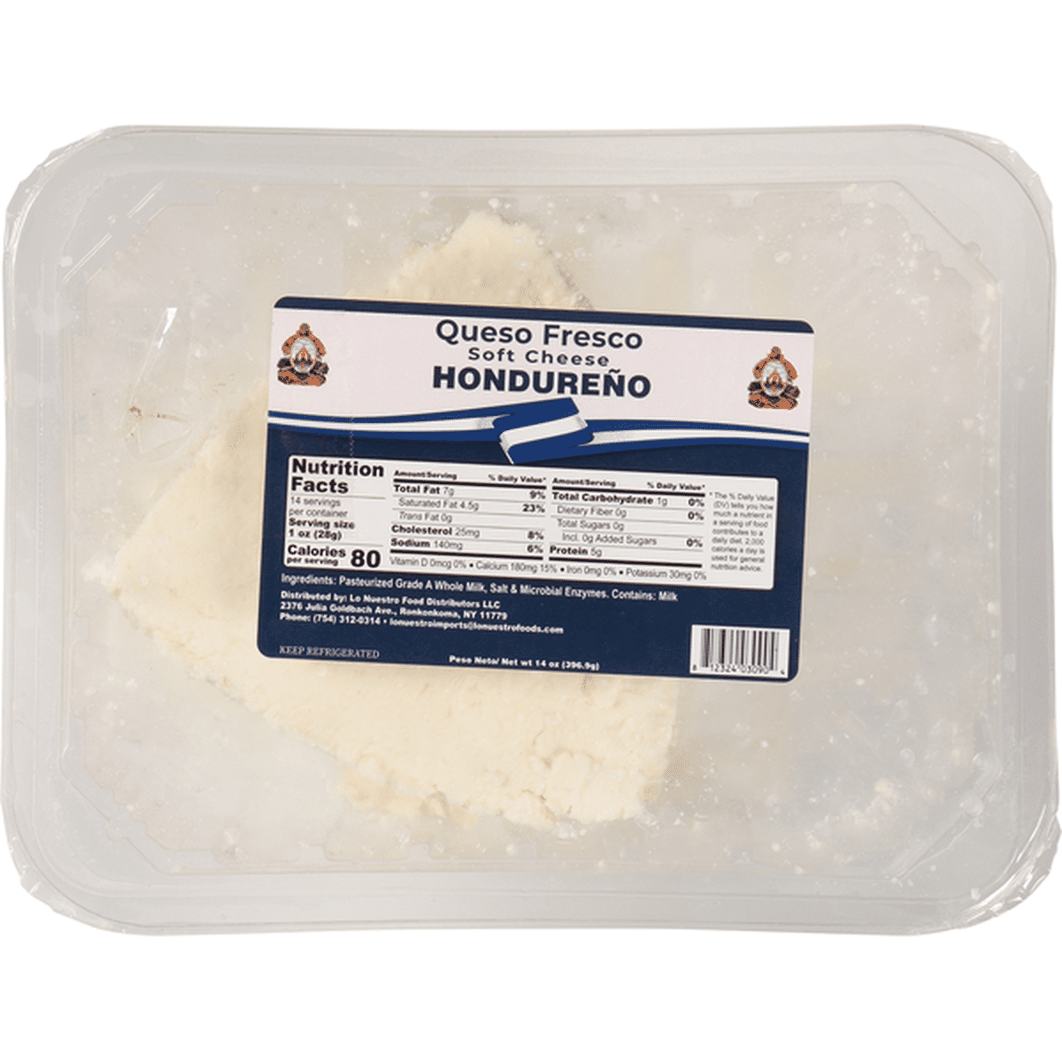 Queso Fresco Soft Cheese Hondureno 14 Oz Delivery Or Pickup Near Me 5137