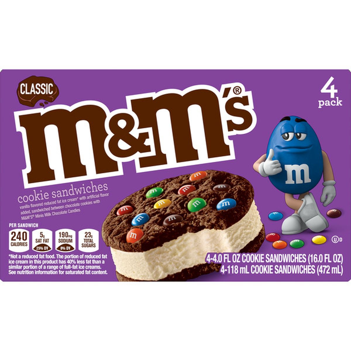 Mandms Classic Ice Cream Cookie Sandwiches 13 Ct Delivery Or Pickup Near Me Instacart 4836