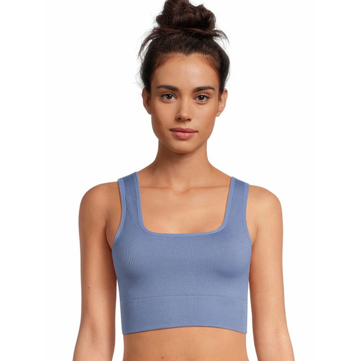 Avia Women's Low Support Seamless Scoop Neck Sports Bra, S-3X (1 ct ...