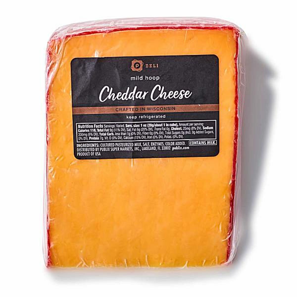 Publix Deli Mild Hoop Cheddar Cheese