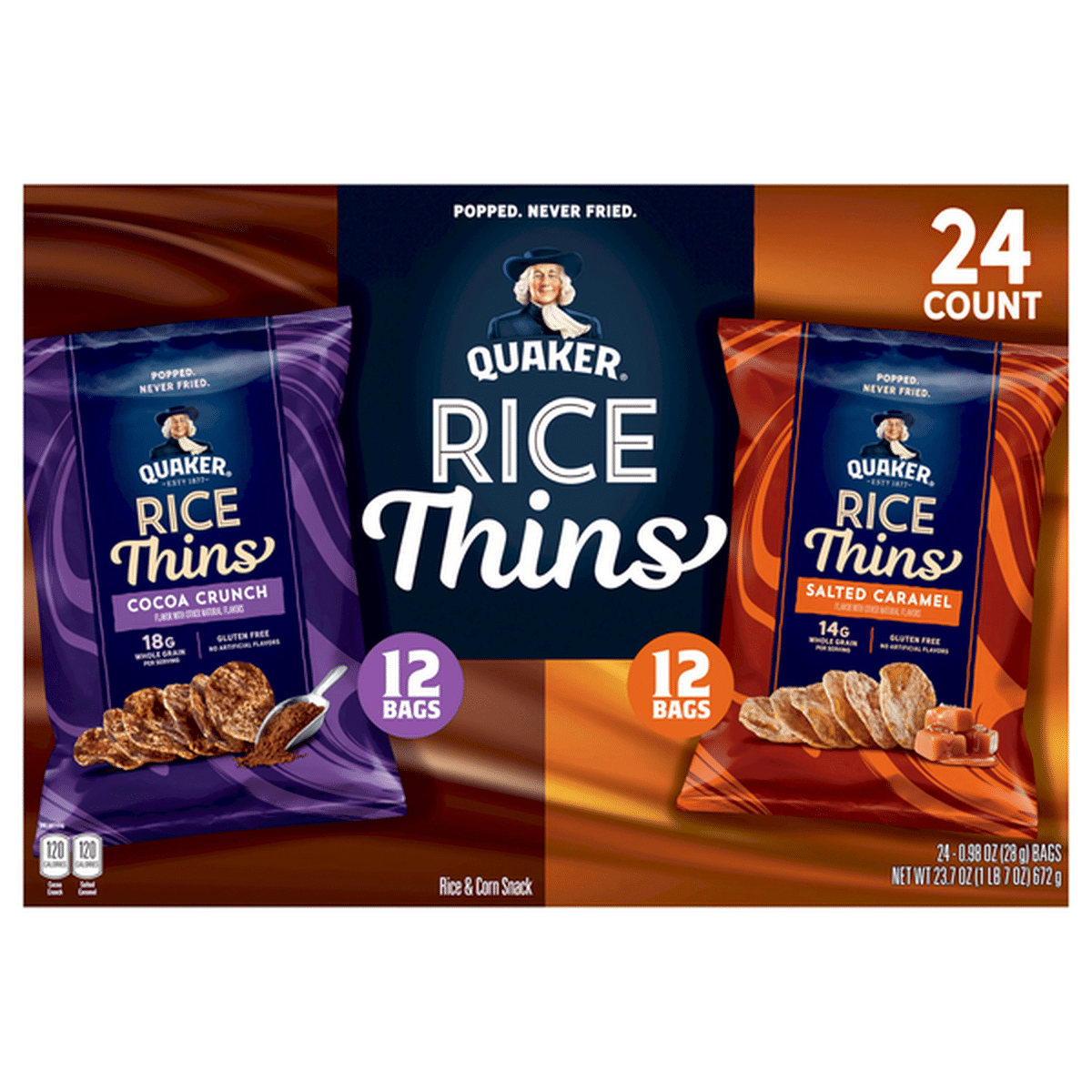 Quaker Rice Thins Salted Caramel