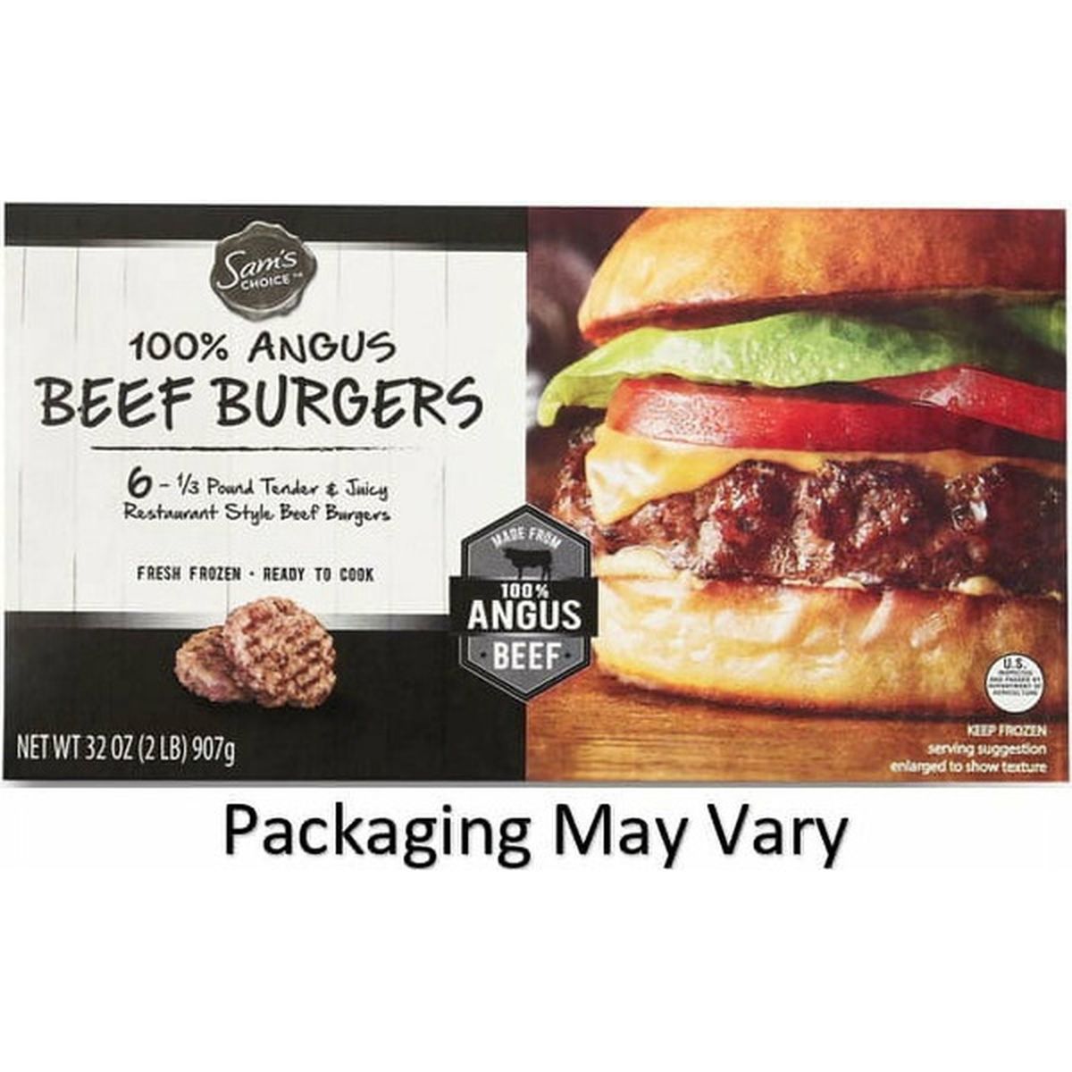 Sam S Choice Angus 100 Beef Burgers 32 Oz Delivery Or Pickup Near Me Instacart